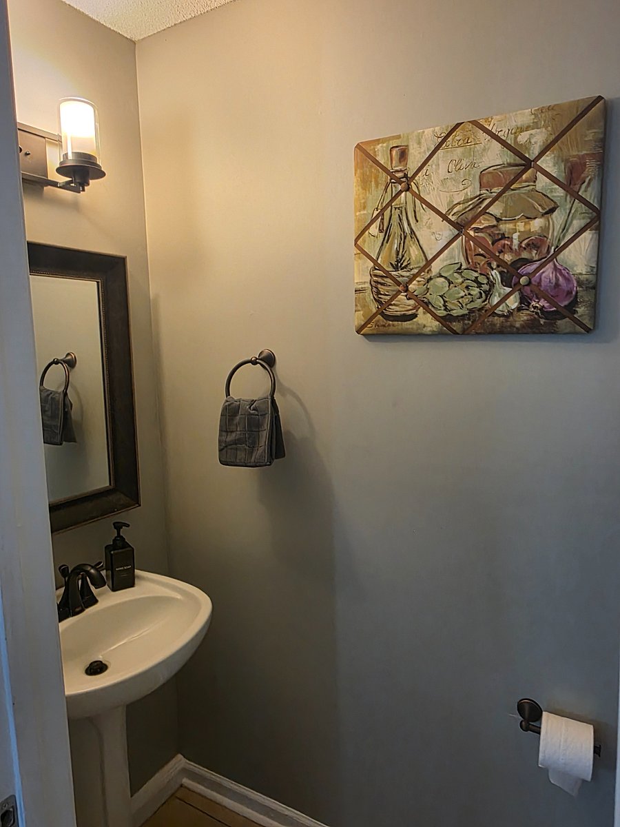 Shared half bath