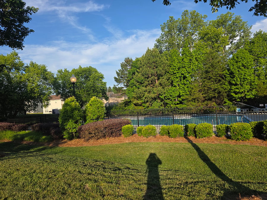Community swimming pool 
