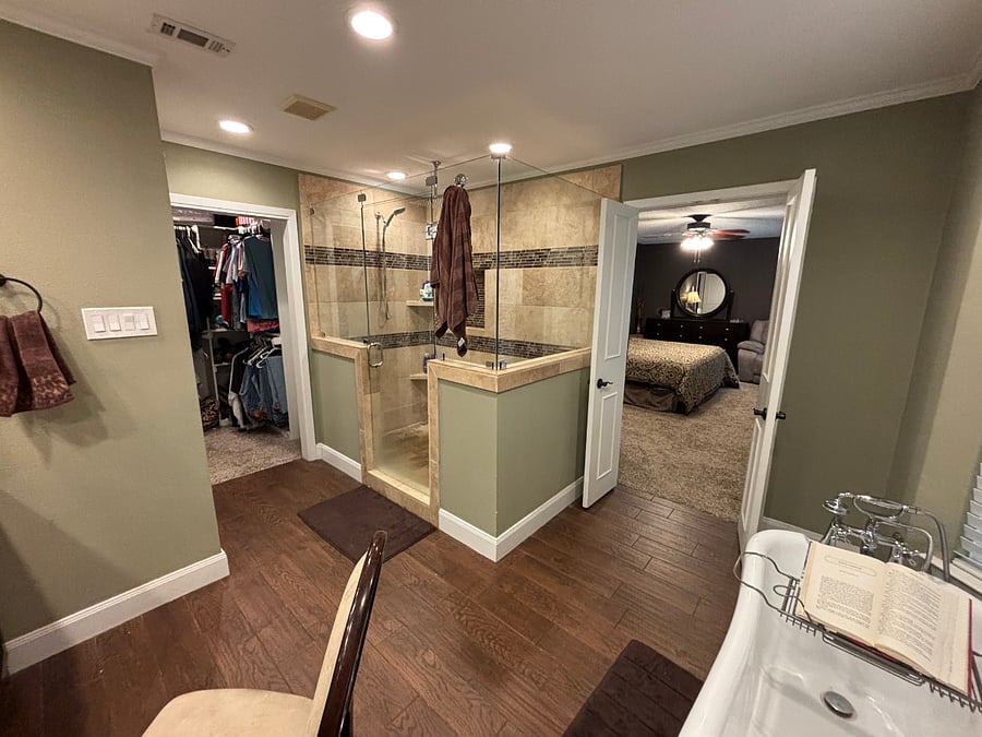 Master bathroom shower