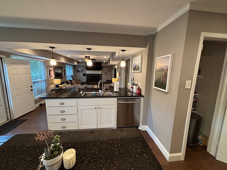 Kitchen to living room