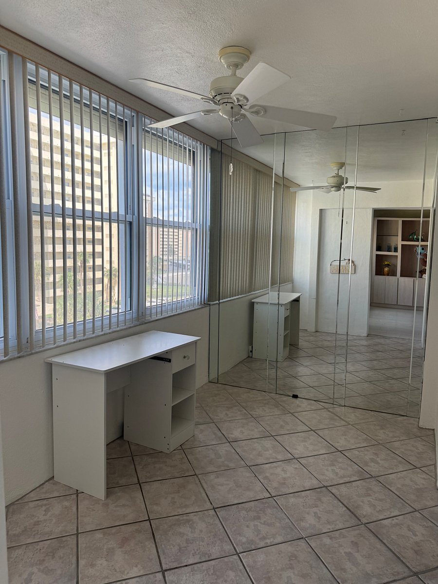 This is a lovely, office, or sunroom located off of the bedroom, water views as well.