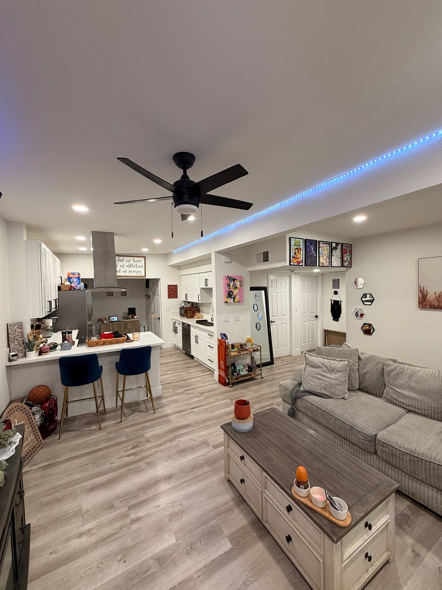Living Room/ Kitchen (shared)