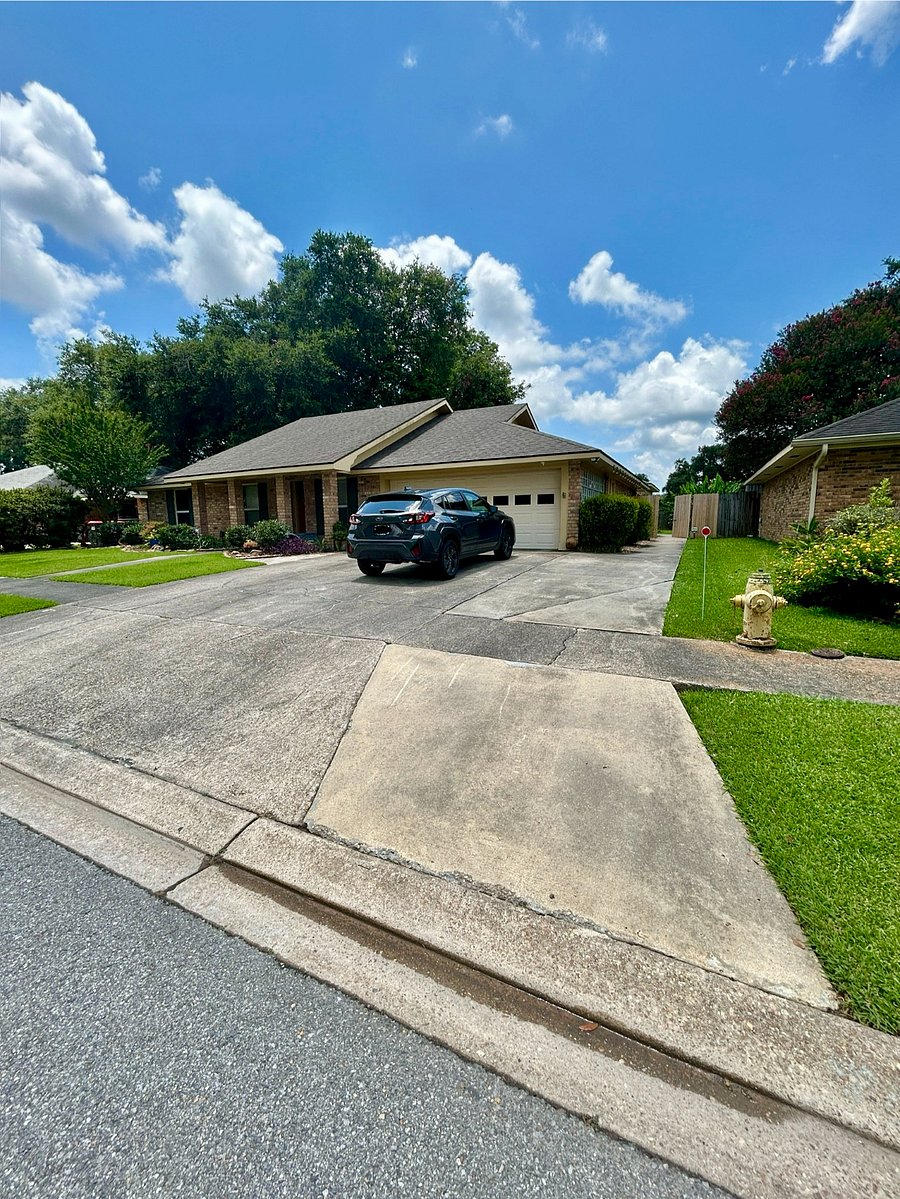 Landlord house. Tenant parking in right space of driveway.  