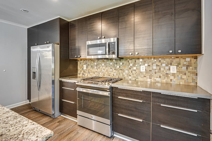 Open kitchen filled with beautiful natural light.