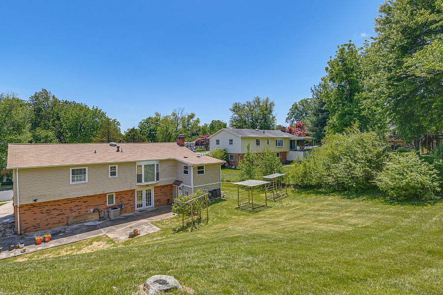 Huge backyard perfect for outdoor enjoyment.