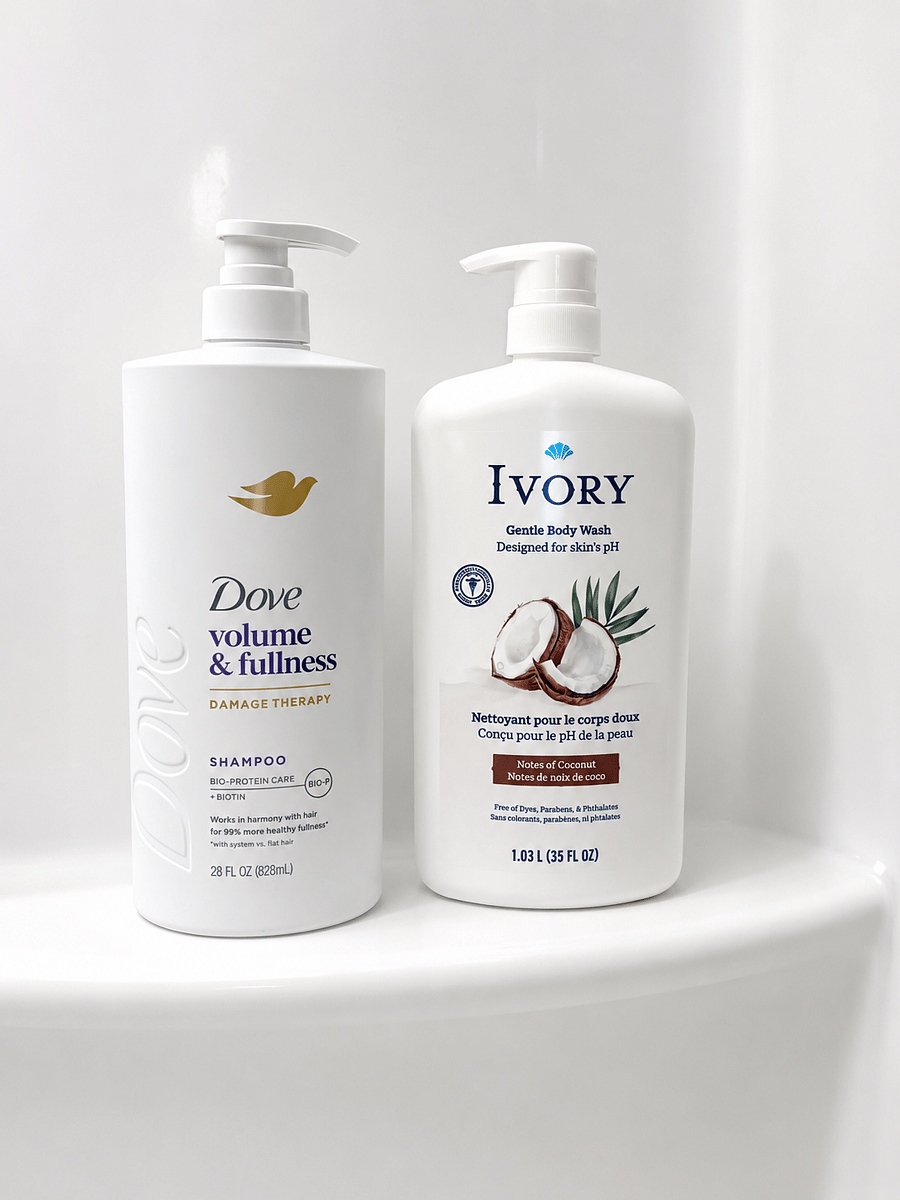 shampoo and conditioning