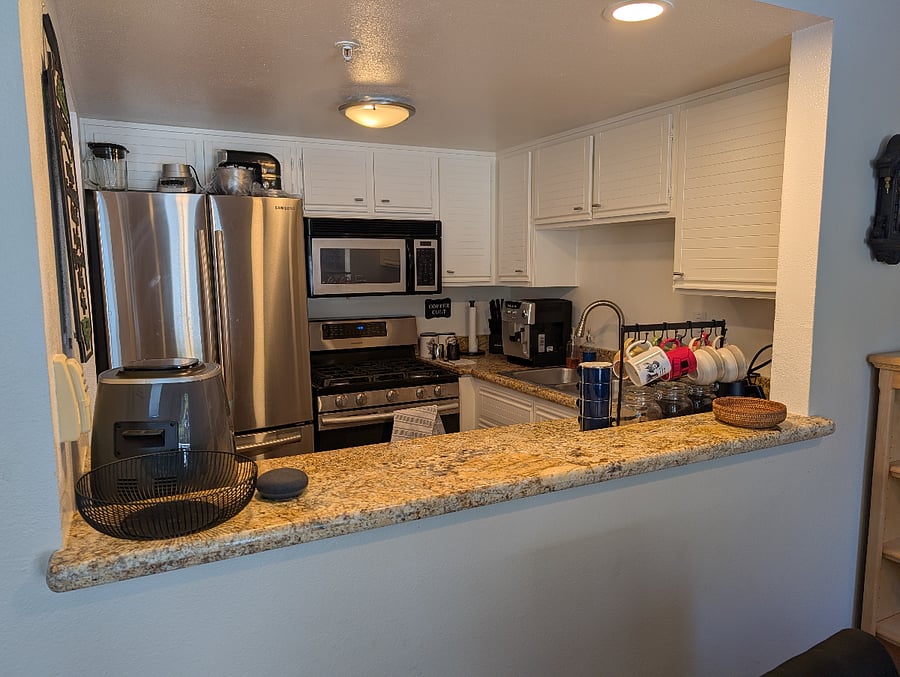 Pass-through kitchen window