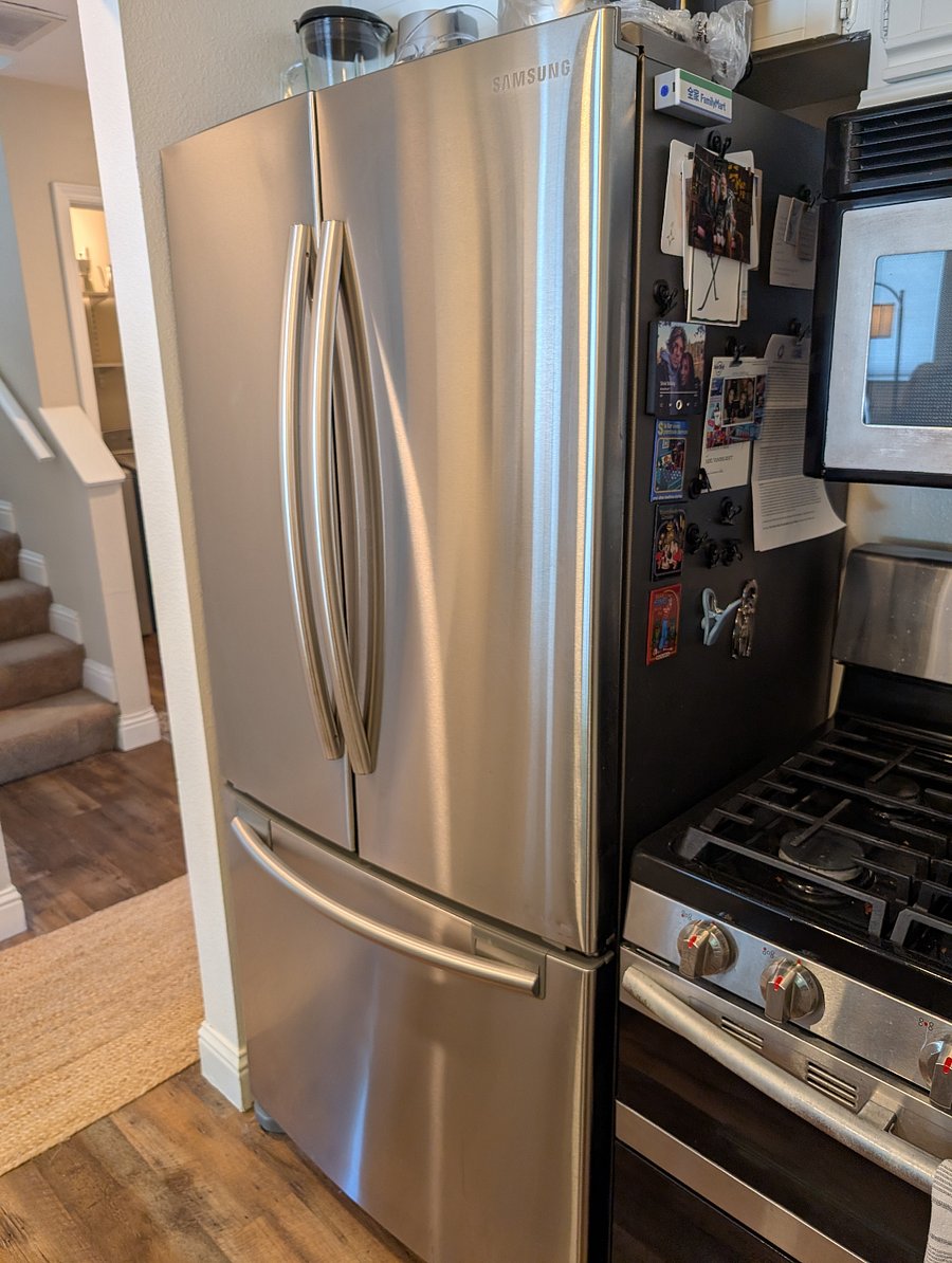 Full-size fridge