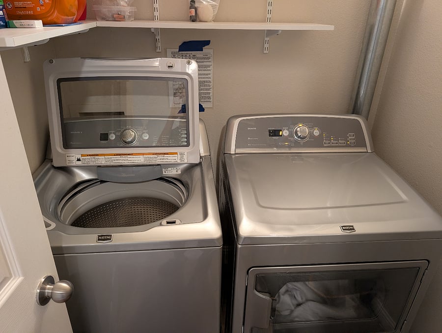 In-unit washer and dryer