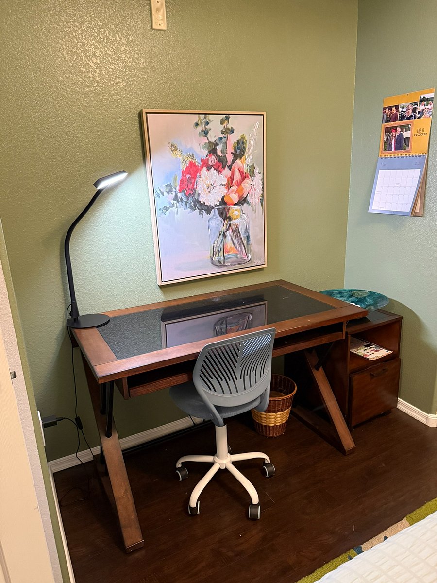 Dedicated Workspace Inside Bedroom 