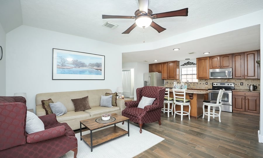 In-law Suite with Full Kitchen and mini living room