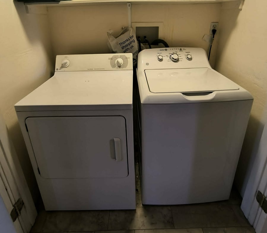 Washer and dryer