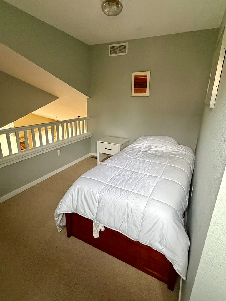Upstairs Nook with children's trundle bed