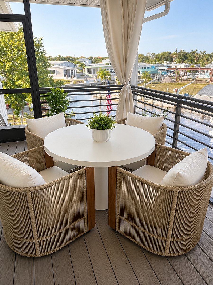 Fully Screened Upper Lanai Dining