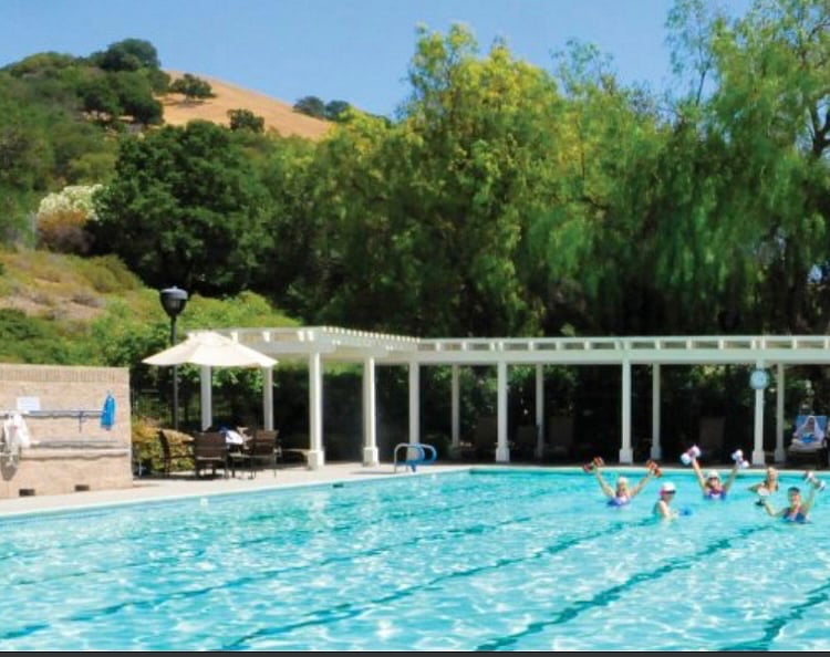 Olympic size swimming pool and Jacuzzi