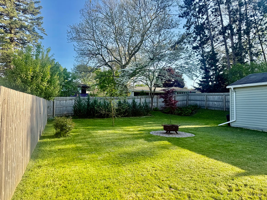 Two lawn chairs located in basement