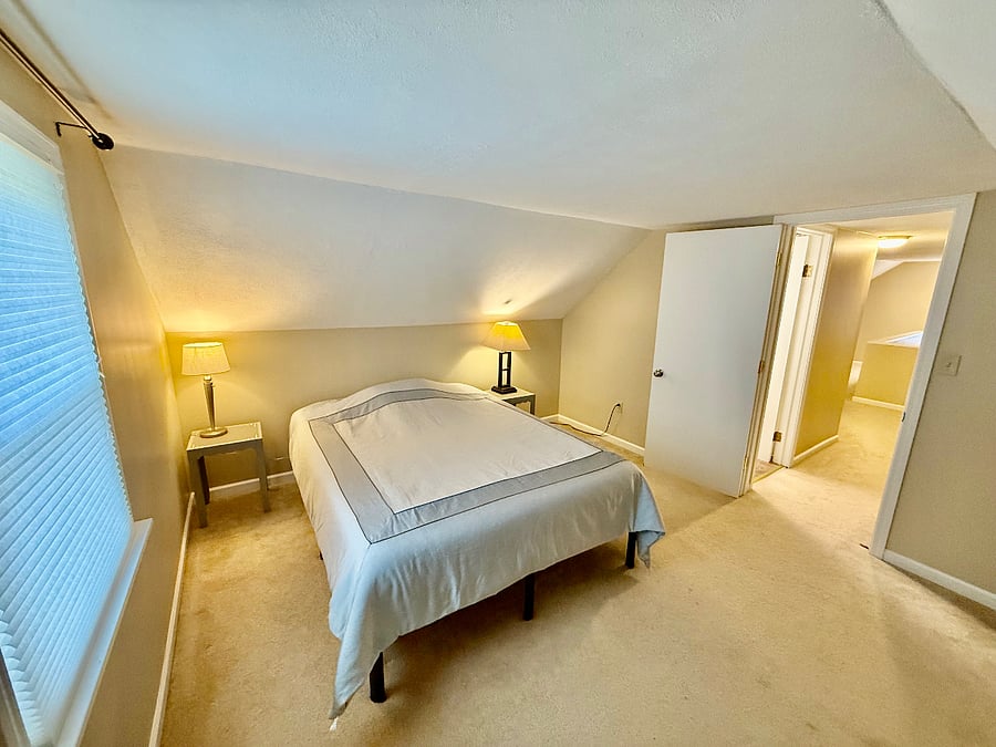 Upstairs queen bedroom