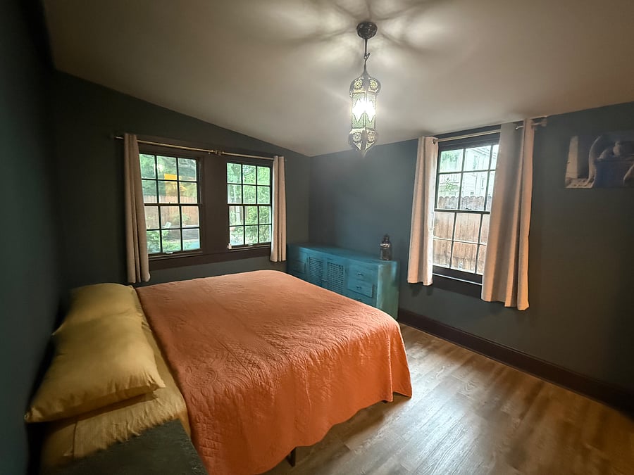 1 of 3 bedrooms! Has 2 closets in this room too.