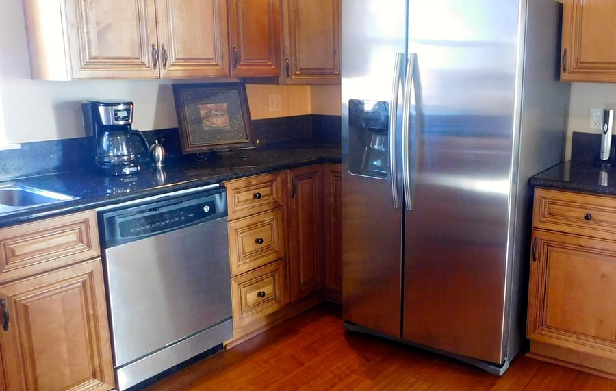 Fully stocked kitchen