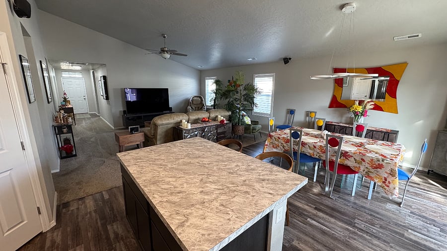 Open floor plan