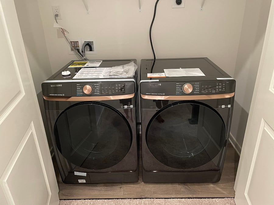 New Samsung washer and dryer (purchased 2024)
