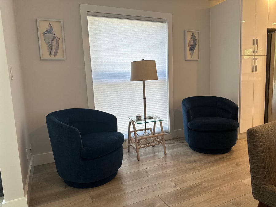 Sitting Area Opposite Dining Table