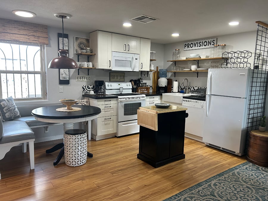 Full Kitchen with Banquet Dining area