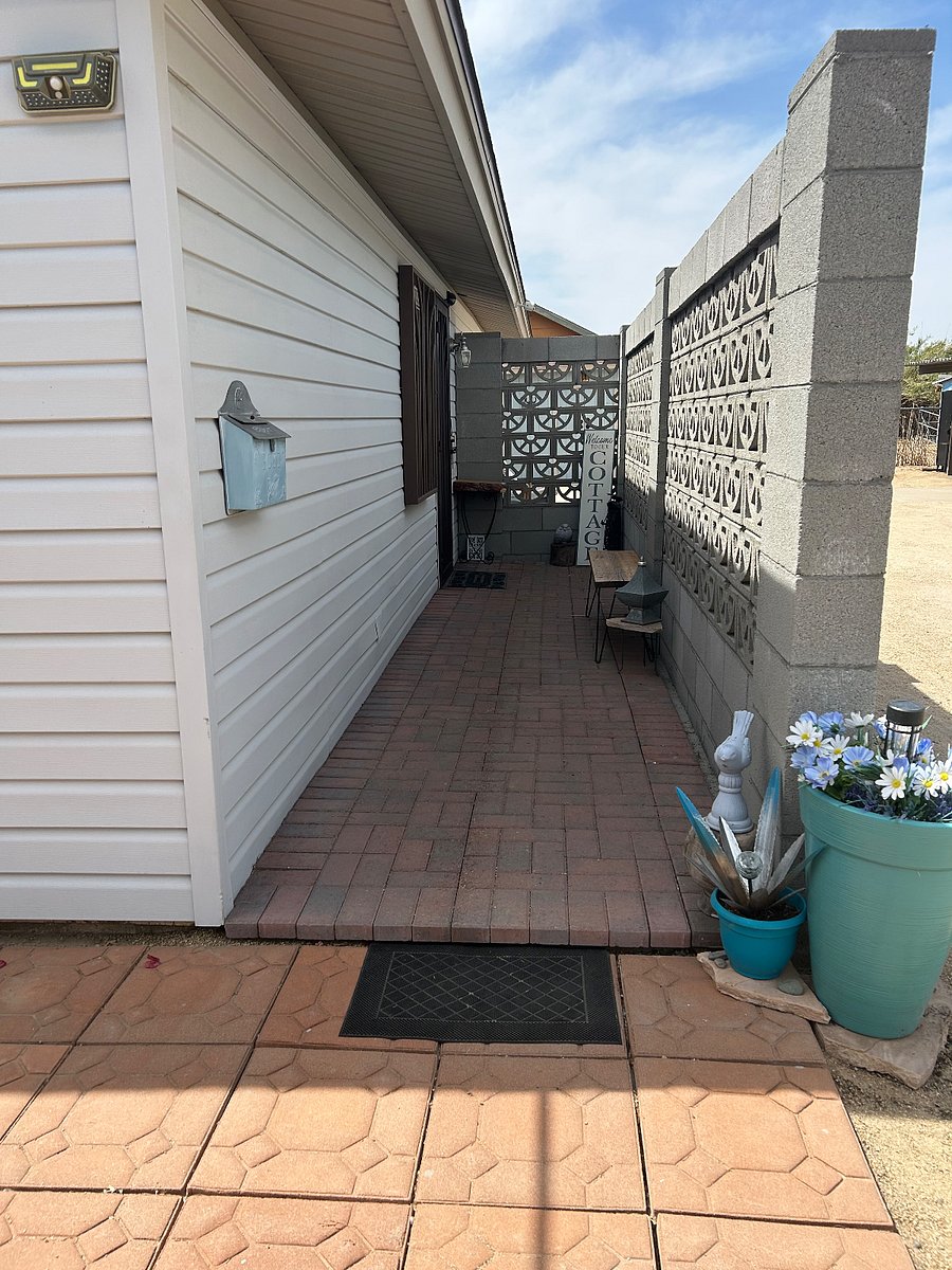 Private entrance, Carport is next to Cottage
