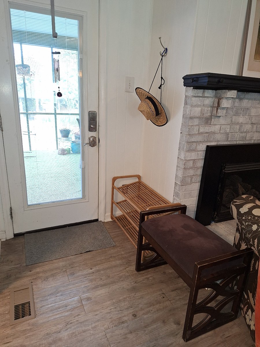 Back door to porch