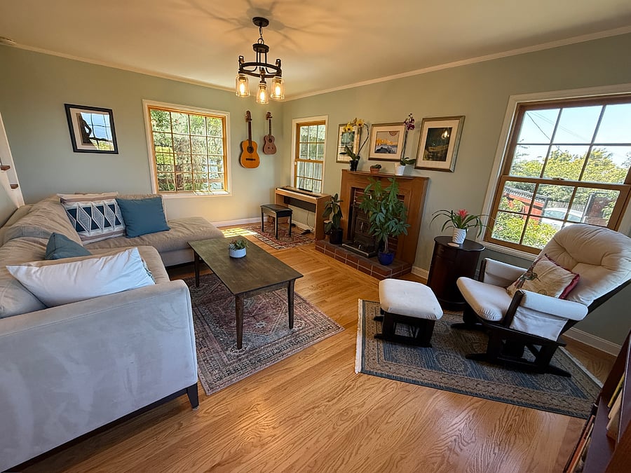 Fireplace Living & Music Room