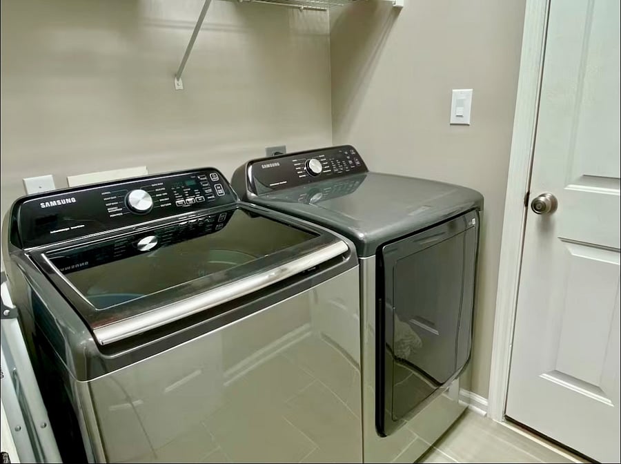 Laundry machines.