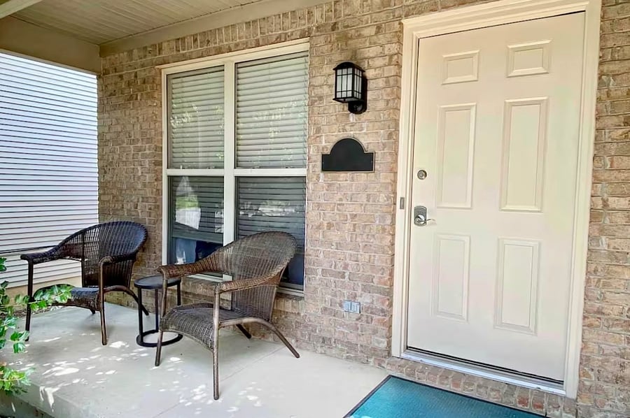Front porch.