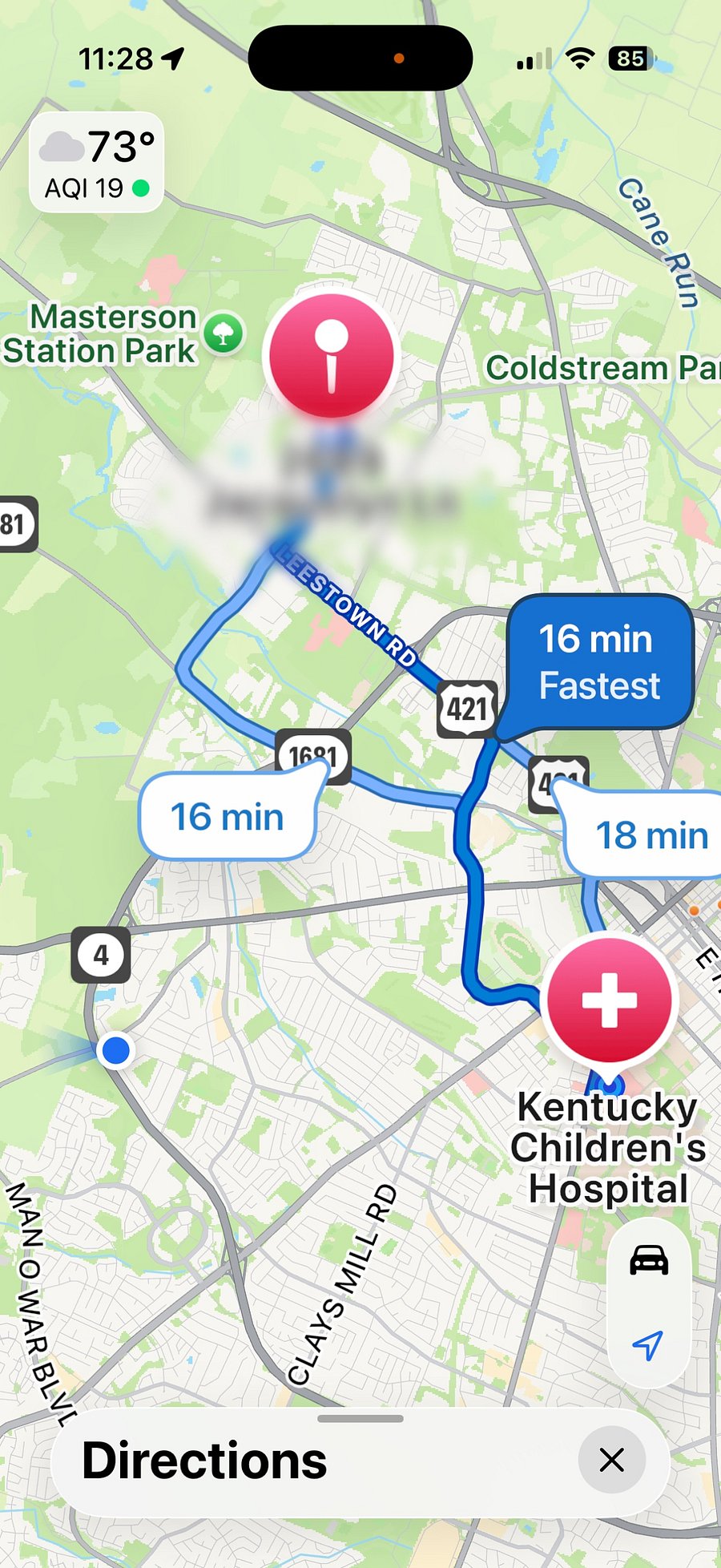 Kentucky Children's Hospital 16 minutes