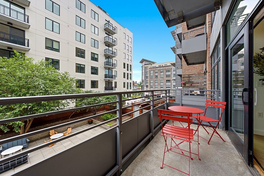 Private balcony