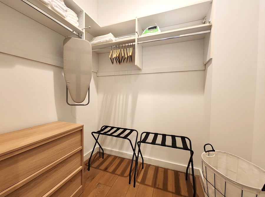 Walk-in-closet with dresser