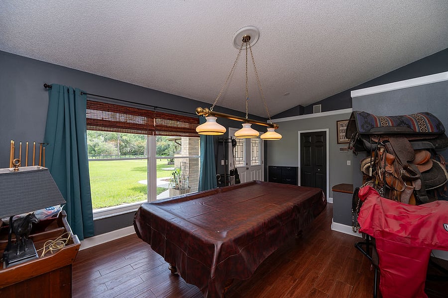 Pool table room