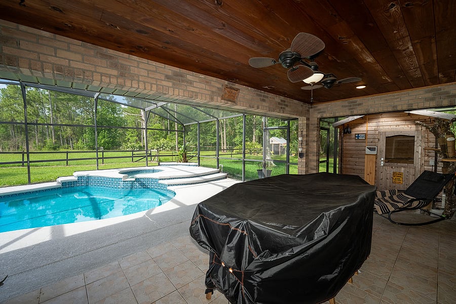 Pool and patio