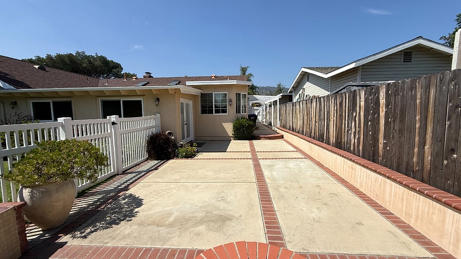 Private Rear Side Yard