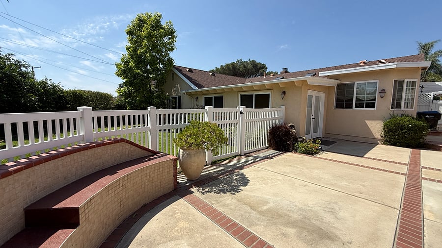 Private Rear Side Yard
