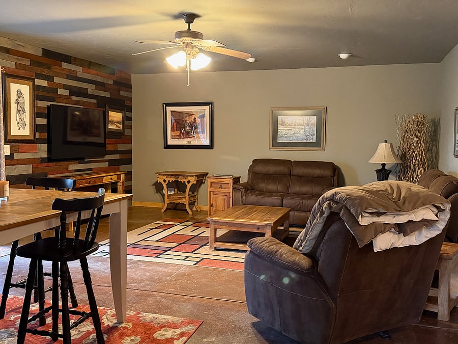 Basement family room