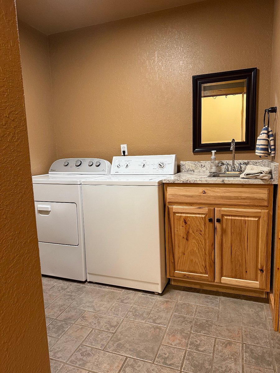 Upstairs laundry room