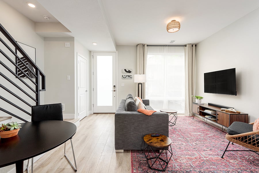 Main floor Living / Dining / Kitchen