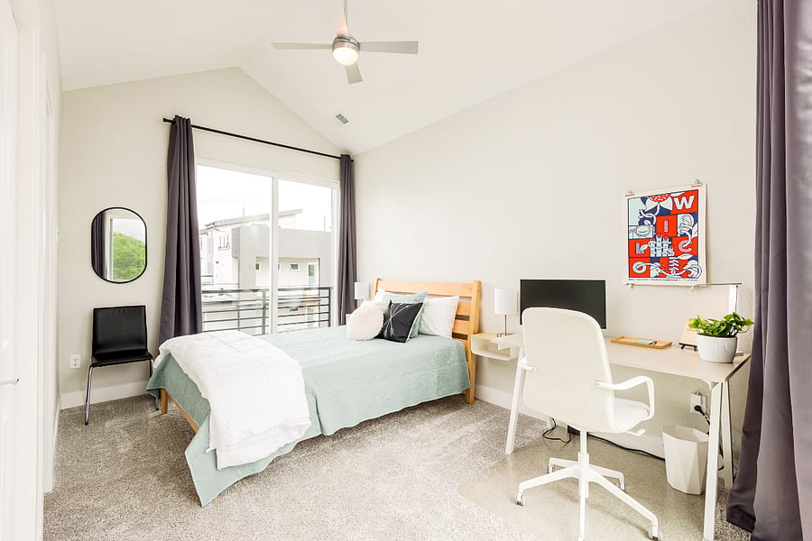 2nd bedroom / office / deck