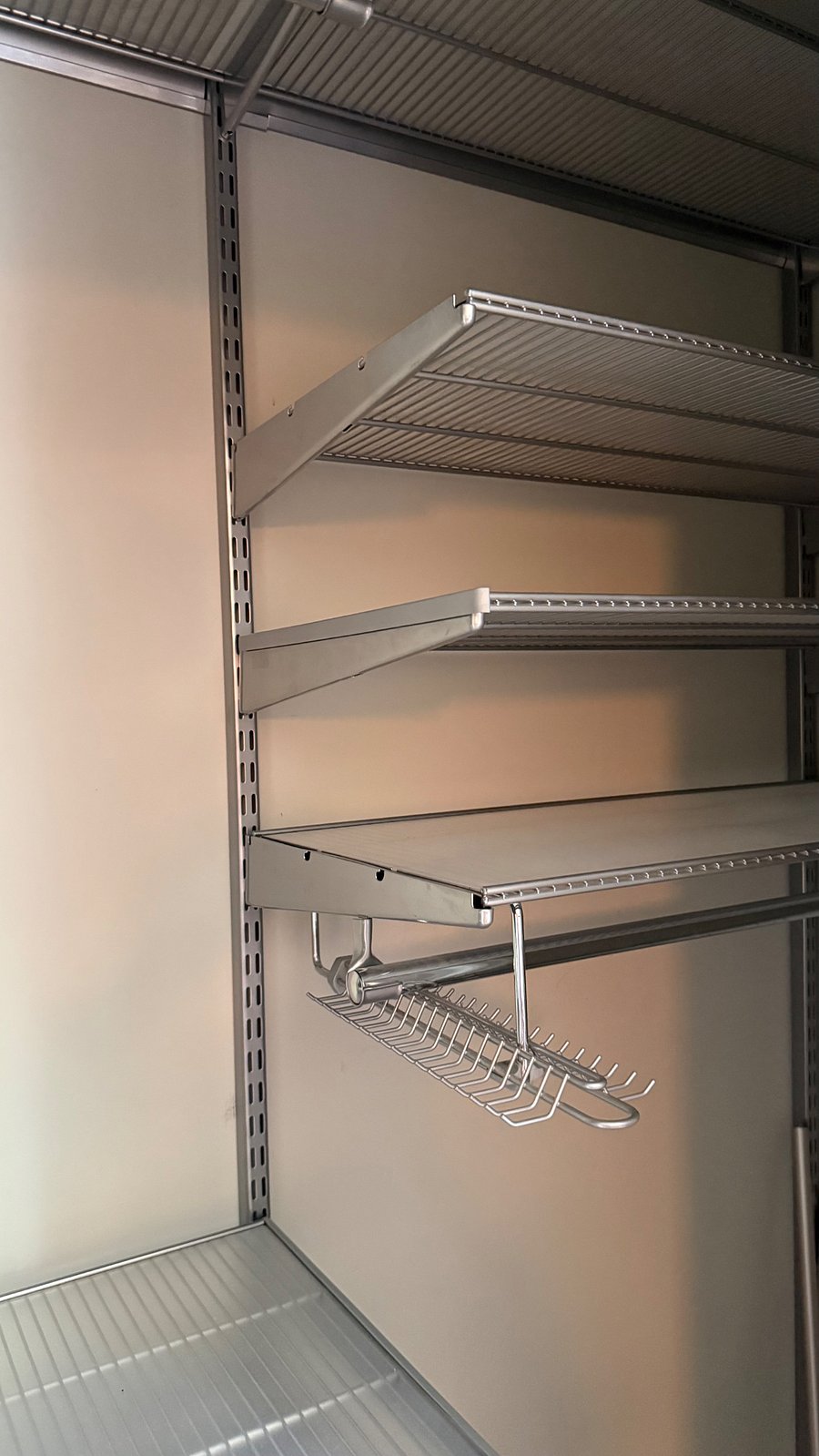 Closet shelves
