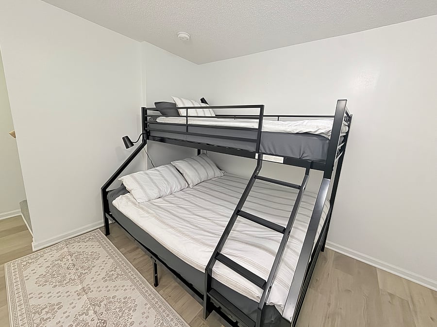 Twin-over-Queen bunk bed