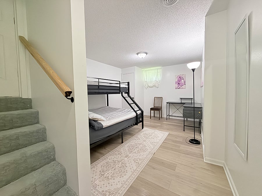 Lower level fourth bedroom