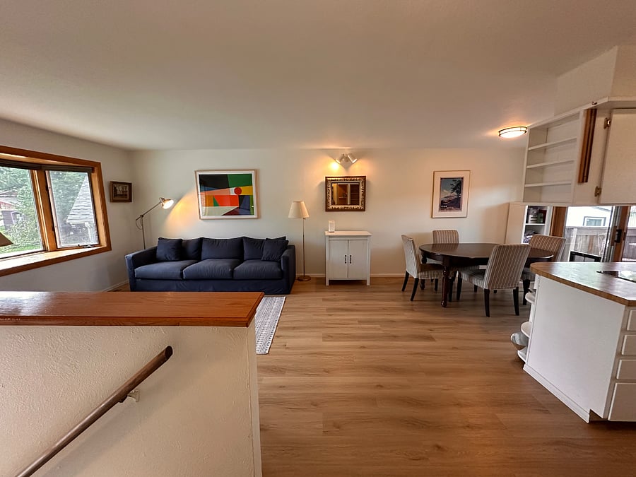 Upper level living room - open floor plan
