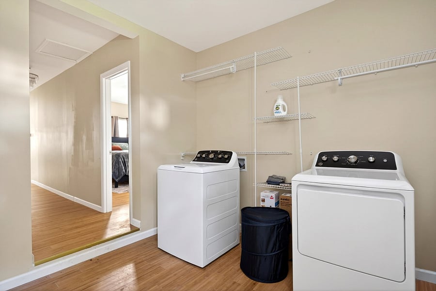 In-Unit washer and dryer