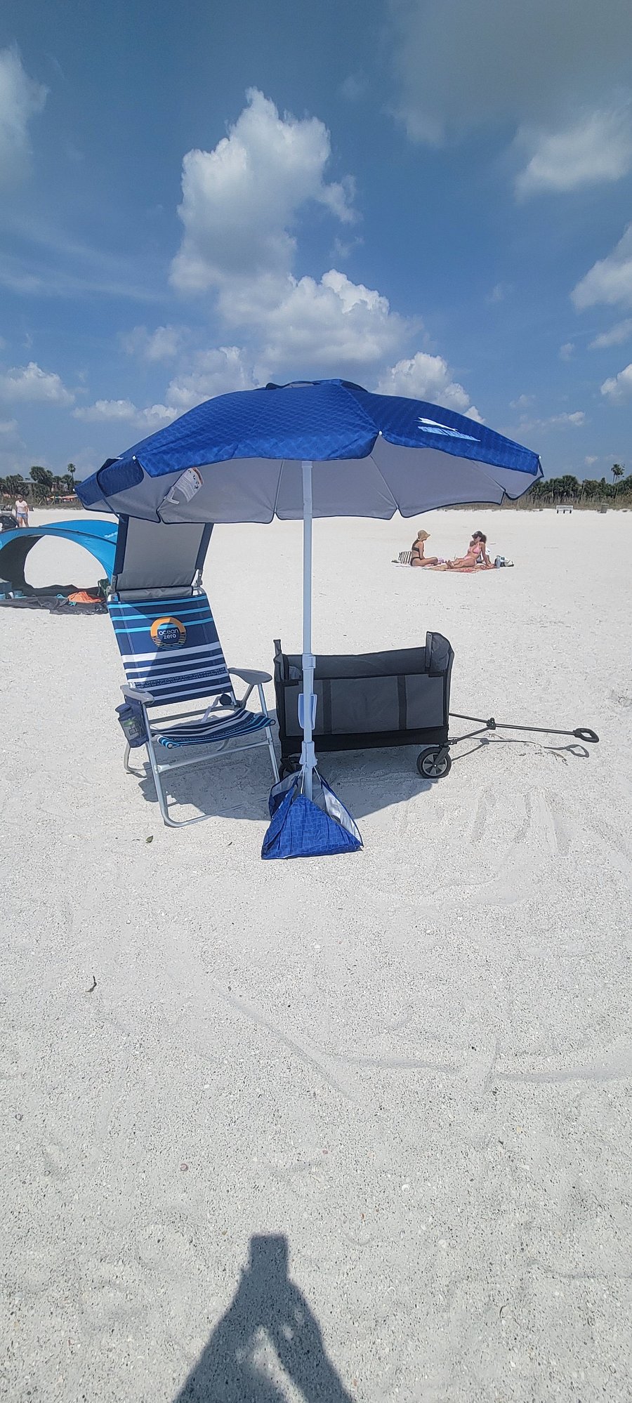 Beach day setup