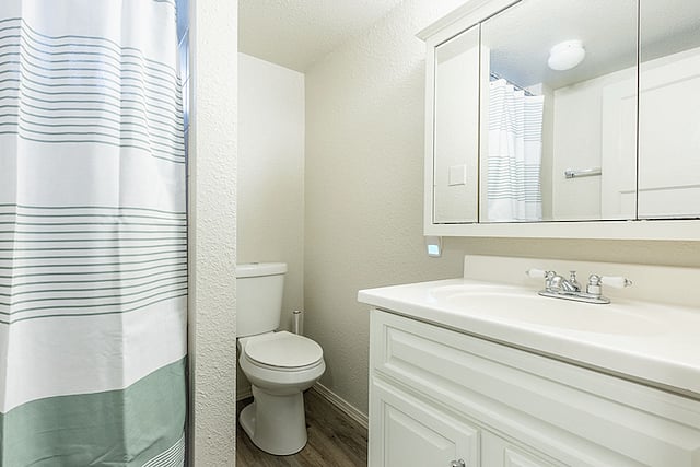 Full bathroom with shower downstairs. Includes starter shampoo, conditioner, and body wash.